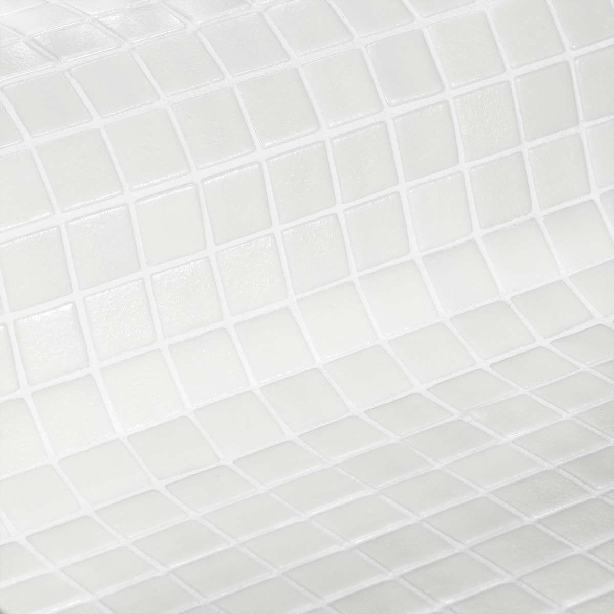 Мозаика Ezarri Safe-Steps 2545 - А, цвет белый, поверхность матовая, прямоугольник, 313x495