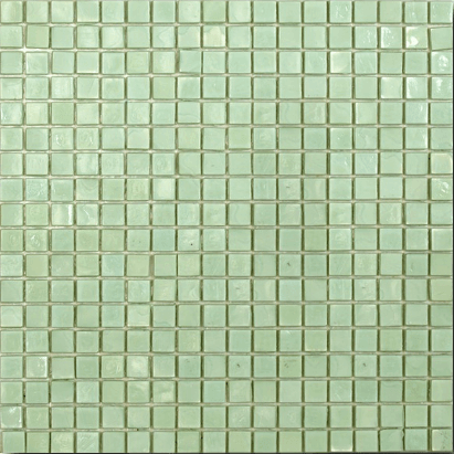 Мозаика Art & Natura Classic Eva 1, цвет зелёный, поверхность глянцевая, квадрат, 295x295