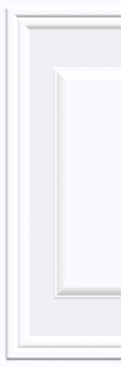 Керамическая плитка Paradyz Chevron Bianco Struktura Panel, цвет белый, поверхность глянцевая, квадрат, 298x898