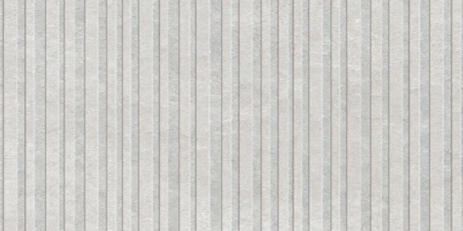 Керамогранит Flaviker Double Cannete Grey Nat PF60015334, цвет серый, поверхность рельефная натуральная, прямоугольник, 600x1200