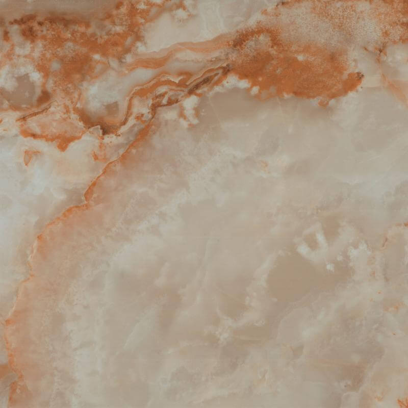 Керамогранит Palo Rosa Onix Blanco, цвет оранжевый, поверхность полированная, квадрат, 600x600