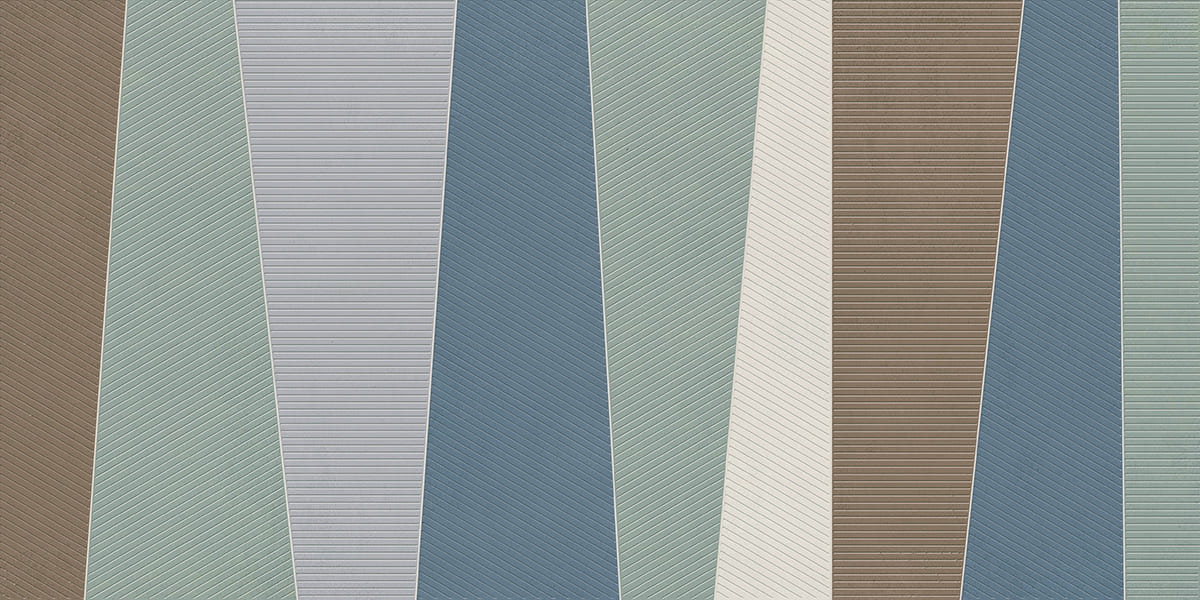 Декоративные элементы Azori Azolla Decor Geometria, цвет разноцветный, поверхность матовая, прямоугольник, 201x405