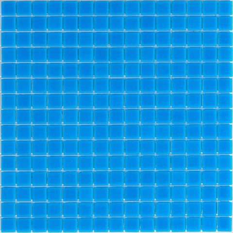 Мозаика Alma Mosaic Sandy SBN04, цвет голубой, поверхность глянцевая, квадрат, 327x327
