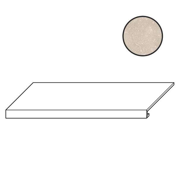 Ступени Piemme Glitch Grad.C.Retta Sand N/R 03320, цвет бежевый, поверхность матовая, прямоугольник, 330x1200