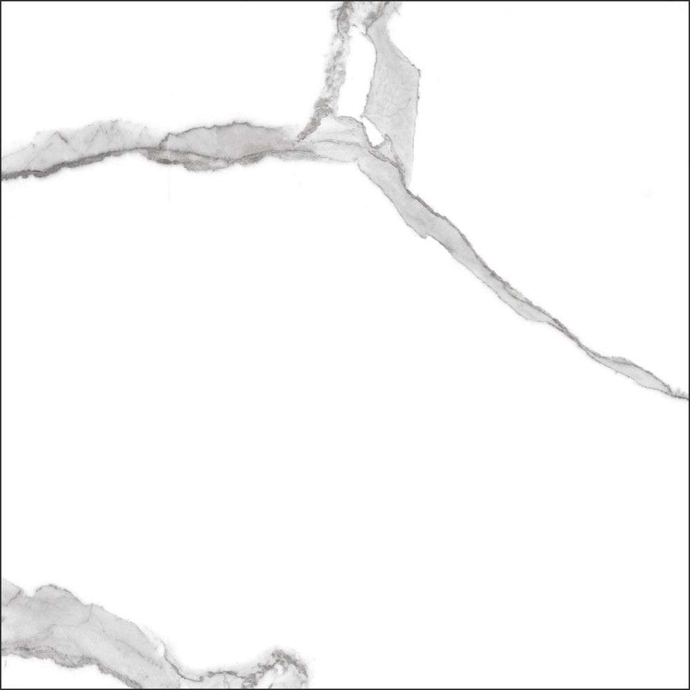 Керамогранит Pardis Ceramic Anima GT60601503MR, цвет белый, поверхность матовая, квадрат, 600x600