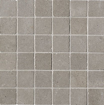 Мозаика Fap Nux Taupe Gres Macromosaico Anticato, цвет серый, поверхность матовая, квадрат, 300x300
