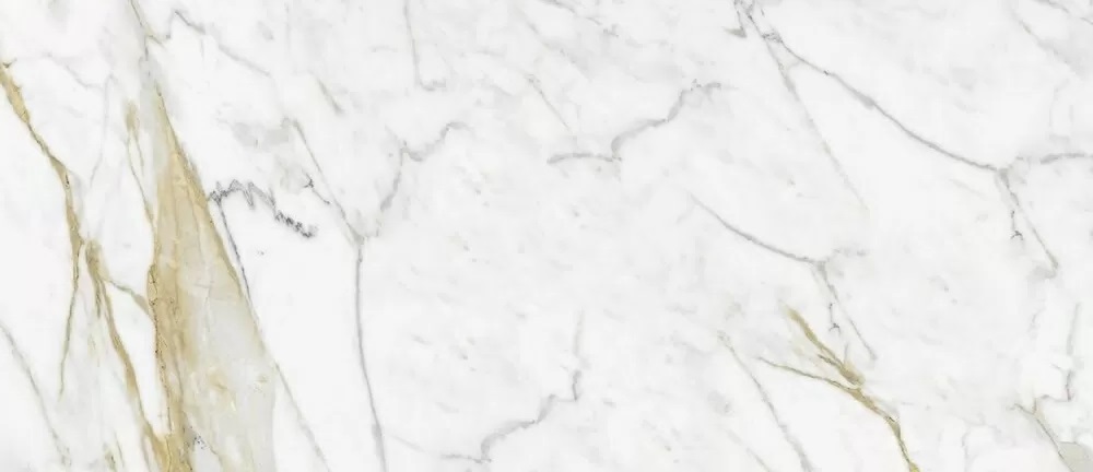 Керамогранит Ragno Incanto Calacatta Michelangelo, цвет белый бежевый, поверхность полированная, прямоугольник, 750x1500