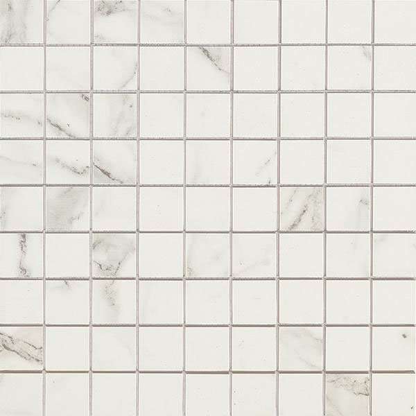 Мозаика Marazzi Italy Allmarble Mosaico Statuario MMPZ, цвет белый, поверхность полированная, квадрат, 300x300