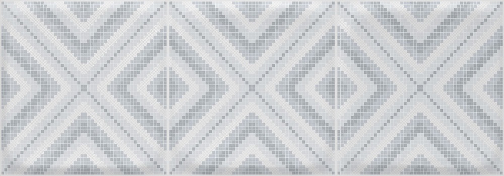 Декоративные элементы Roca Samba Deco Gris, цвет серый, поверхность матовая, прямоугольник, 214x610