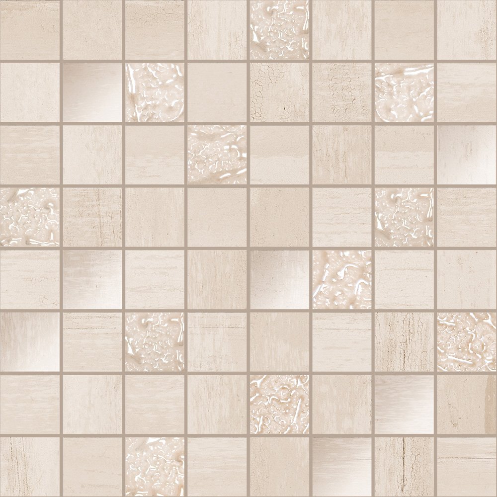 Мозаика Ibero Sospiro Mosaico Taupe, цвет бежевый, поверхность матовая, квадрат, 300x300