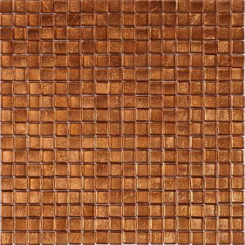 Мозаика Alma Mosaic Beauty BN86, цвет коричневый, поверхность глянцевая, квадрат, 150x150