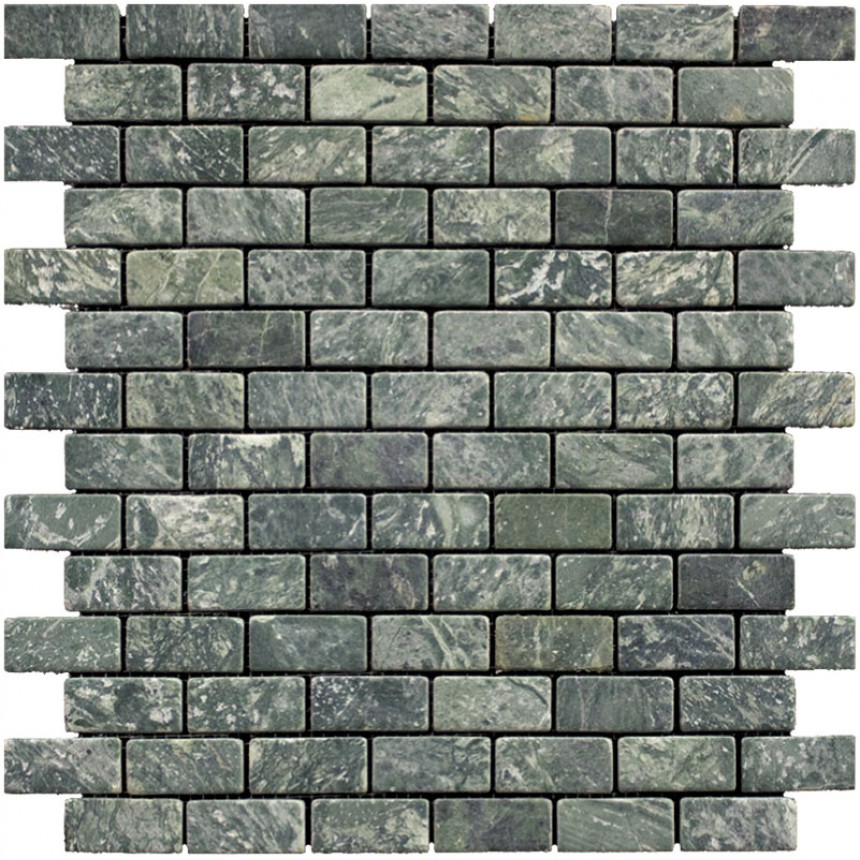 Мозаика Natural Mosaic London (20X42) M069-ET, цвет серый, поверхность полированная, под кирпич, 305x305