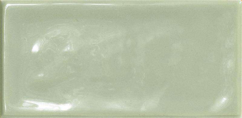 Керамическая плитка El Barco Alfaro Sage Br., цвет зелёный, поверхность глазурованная, кабанчик, 75x150