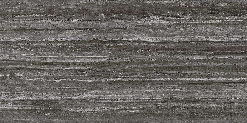 Керамогранит Cisa Italian Icon Vein Cut Black Lapp Lux Rett, цвет серый, поверхность лаппатированная, прямоугольник, 594x1190