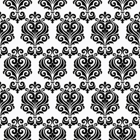 Декоративные элементы Vallelunga Colibri Nero Dec B2 6000269, цвет чёрно-белый, поверхность матовая, квадрат, 125x125