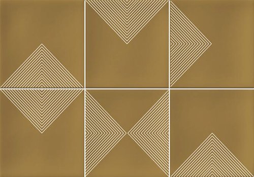 Керамическая плитка Vives Hanami Meguro Caramelo VIV-HAN-044, цвет бежевый, поверхность глянцевая, прямоугольник, 230x335