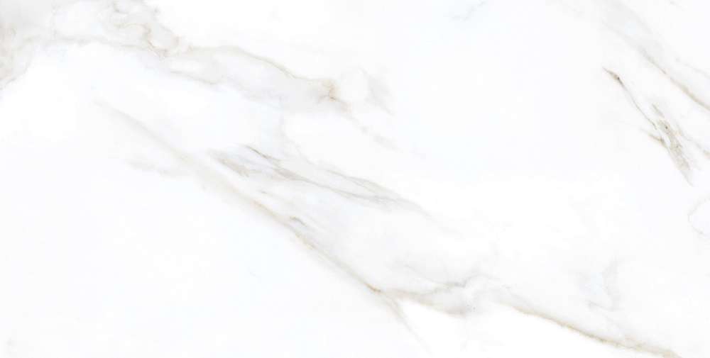 Керамогранит Realistik Aura Statuario Glossy, цвет белый серый, поверхность полированная, прямоугольник, 600x1200