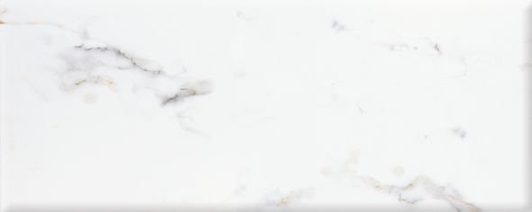 Керамическая плитка Ceradim Statuario, цвет белый, поверхность глянцевая, прямоугольник, 200x500