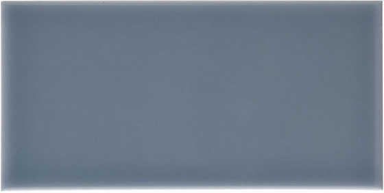 Керамическая плитка Adex ADNE1098 Liso PB Storm Blue, цвет голубой, поверхность глянцевая, кабанчик, 100x200
