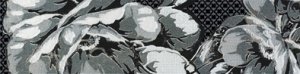 Бордюры Нефрит керамика Аллегро 05-01-1-52-03-04-100-1, цвет чёрный, поверхность глянцевая, прямоугольник, 200x50