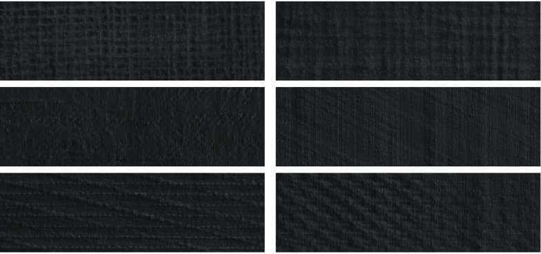 Керамическая плитка Made+39 Brick Main Black BRMA020, цвет чёрный, поверхность структурированная, прямоугольник, 90x300