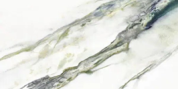 Керамогранит Impronta Charm Experience Calacatta Green Lapp CH0284L, цвет белый зелёный, поверхность лаппатированная, прямоугольник, 400x800