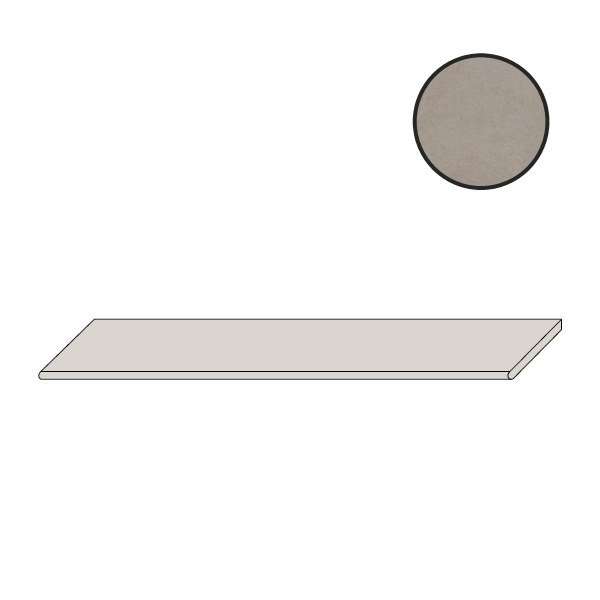Ступени Piemme Materia Gradone Reflex Grip/Ret 20mm 03138, цвет серый, поверхность рельефная, прямоугольник, 300x900
