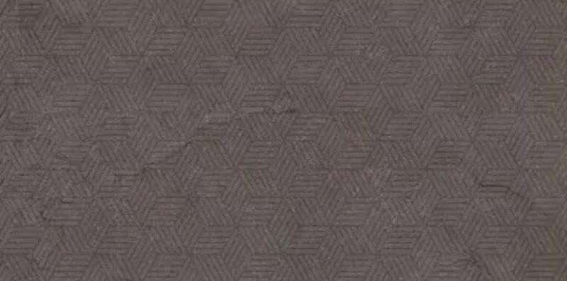 Керамогранит Cerim Stone Life Cubes Graphit 779342, цвет чёрный, поверхность матовая рельефная, прямоугольник, 600x1200