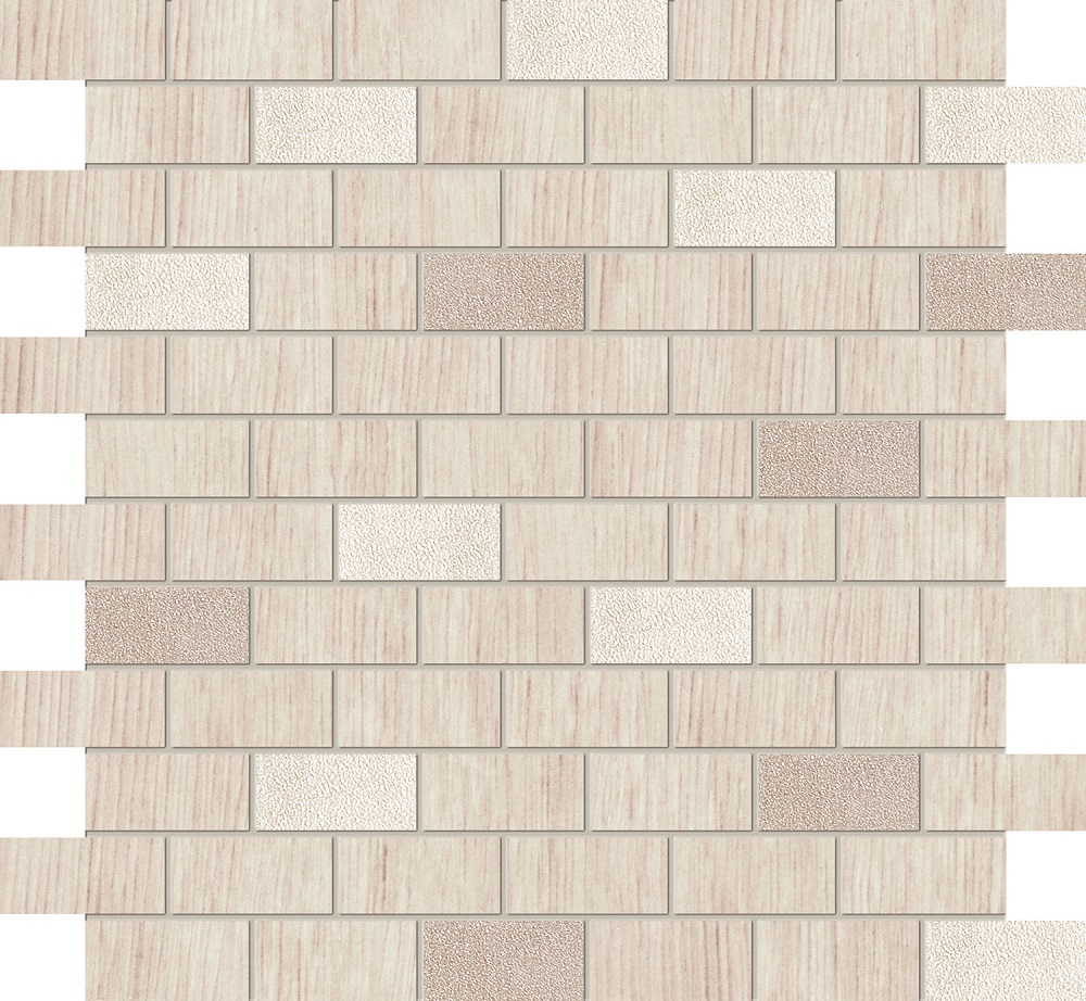 Мозаика Tubadzin Karyntia Beige, цвет бежевый, поверхность глянцевая, под кирпич, 298x298