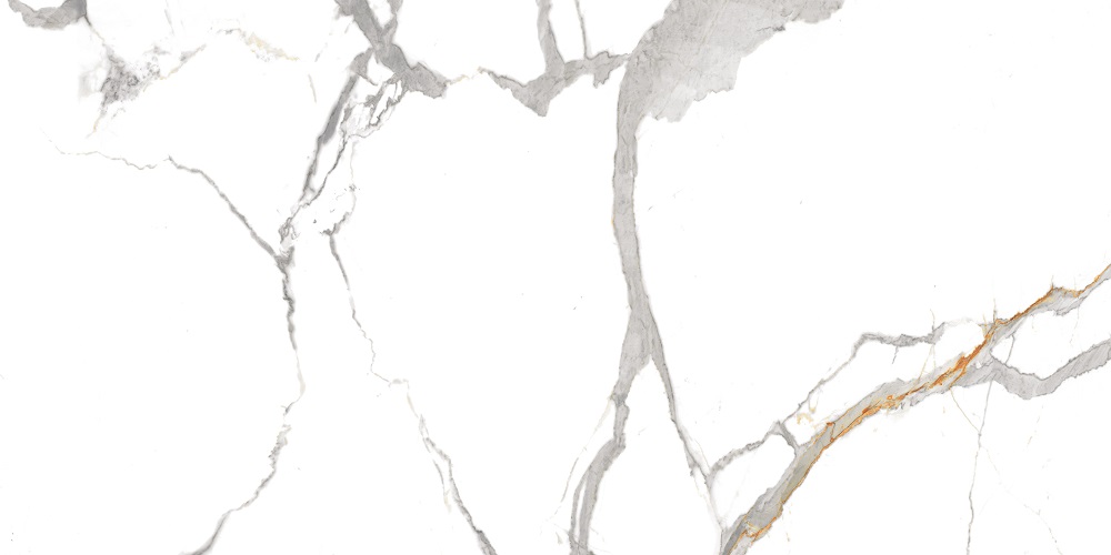 Керамогранит Realistik Lioz Statuario Carving, цвет белый коричневый, поверхность матовая противоскользящая, прямоугольник, 600x1200