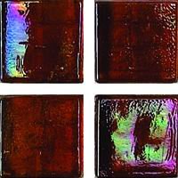 Мозаика JNJ Mosaic Ice Jade IC44, цвет бордовый, поверхность глянцевая, квадрат, 150x150
