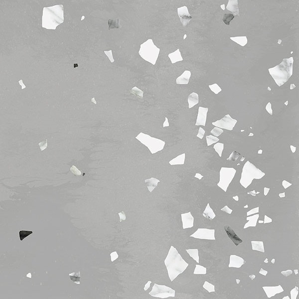 Керамогранит Gravita Terratile Grey, цвет серый, поверхность матовая, квадрат, 600x600