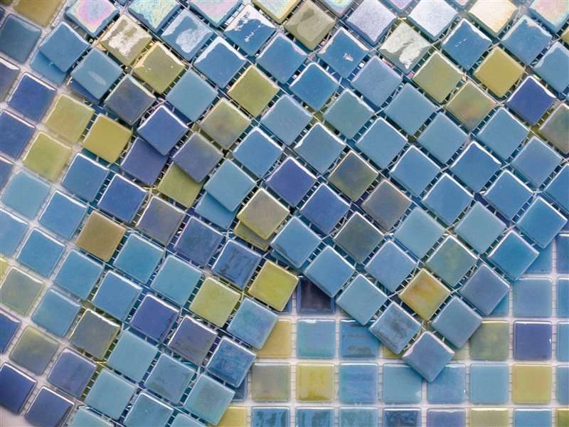 Мозаика Mosavit Acquaris Caribe, цвет разноцветный, поверхность глянцевая, квадрат, 316x316