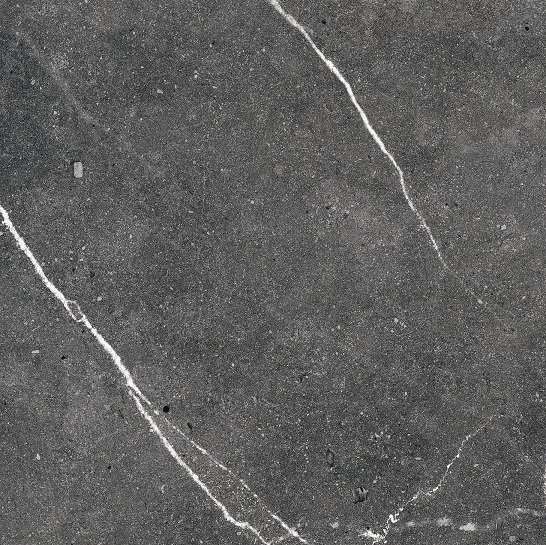 Керамогранит Cube Ceramica Dark Stone, цвет серый тёмный, поверхность матовая глазурованная, квадрат, 595x595