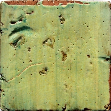 Керамическая плитка Eco Ceramica I Monasteri Verde Ramina, цвет зелёный, поверхность матовая, квадрат, 100x100