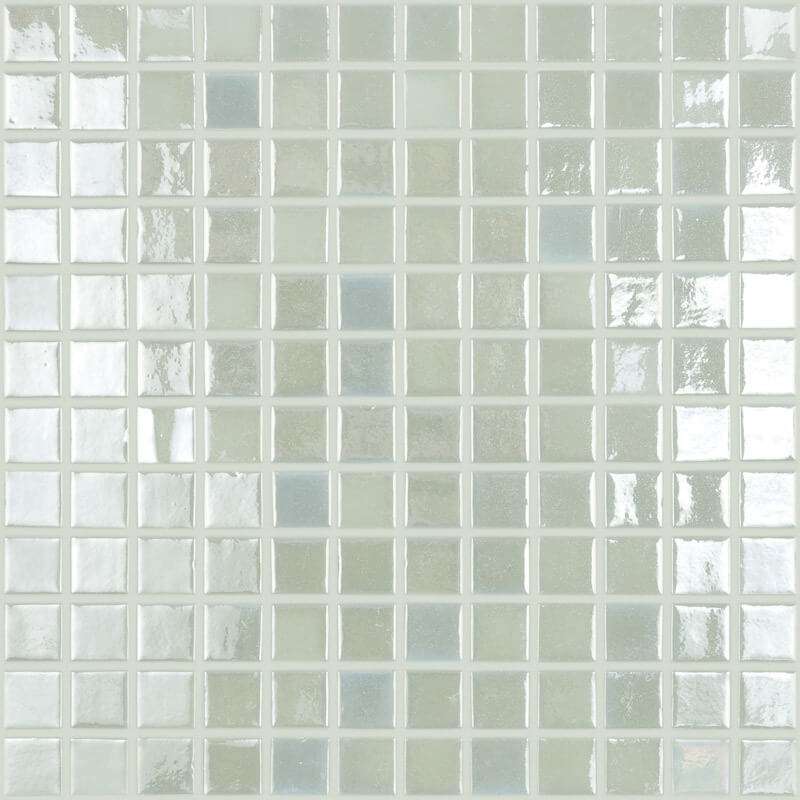 Мозаика Vidrepur Lux № 409, цвет белый, поверхность глянцевая, квадрат, 317x317