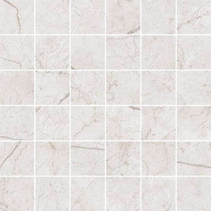 Мозаика Italon Contempora Pur Mosaic 610110000127, цвет белый, поверхность патинированная, квадрат, 300x300