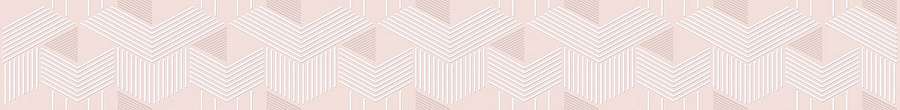 Керамическая плитка Azori Lounge Border Blossom Geometria, цвет розовый, поверхность матовая, прямоугольник, 62x505