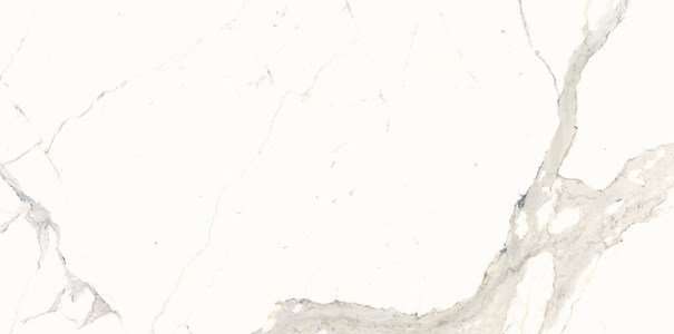 Керамогранит Ariostea Ultra Marmi Bianco Calacatta Levigato Silk UM6SK157536, цвет белый, поверхность сатинированная, прямоугольник, 750x1500