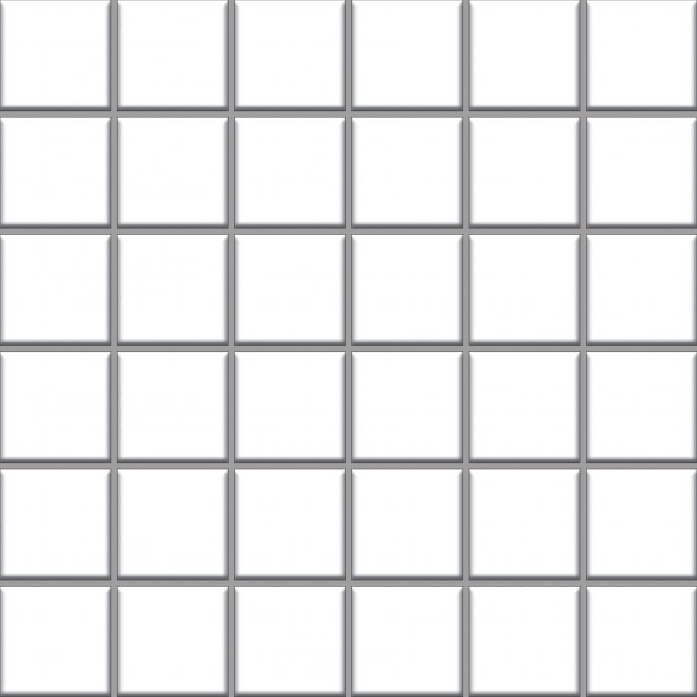 Мозаика Paradyz Altea Bianco Mozaika (4,8x4,8), цвет белый, поверхность матовая, квадрат, 298x298