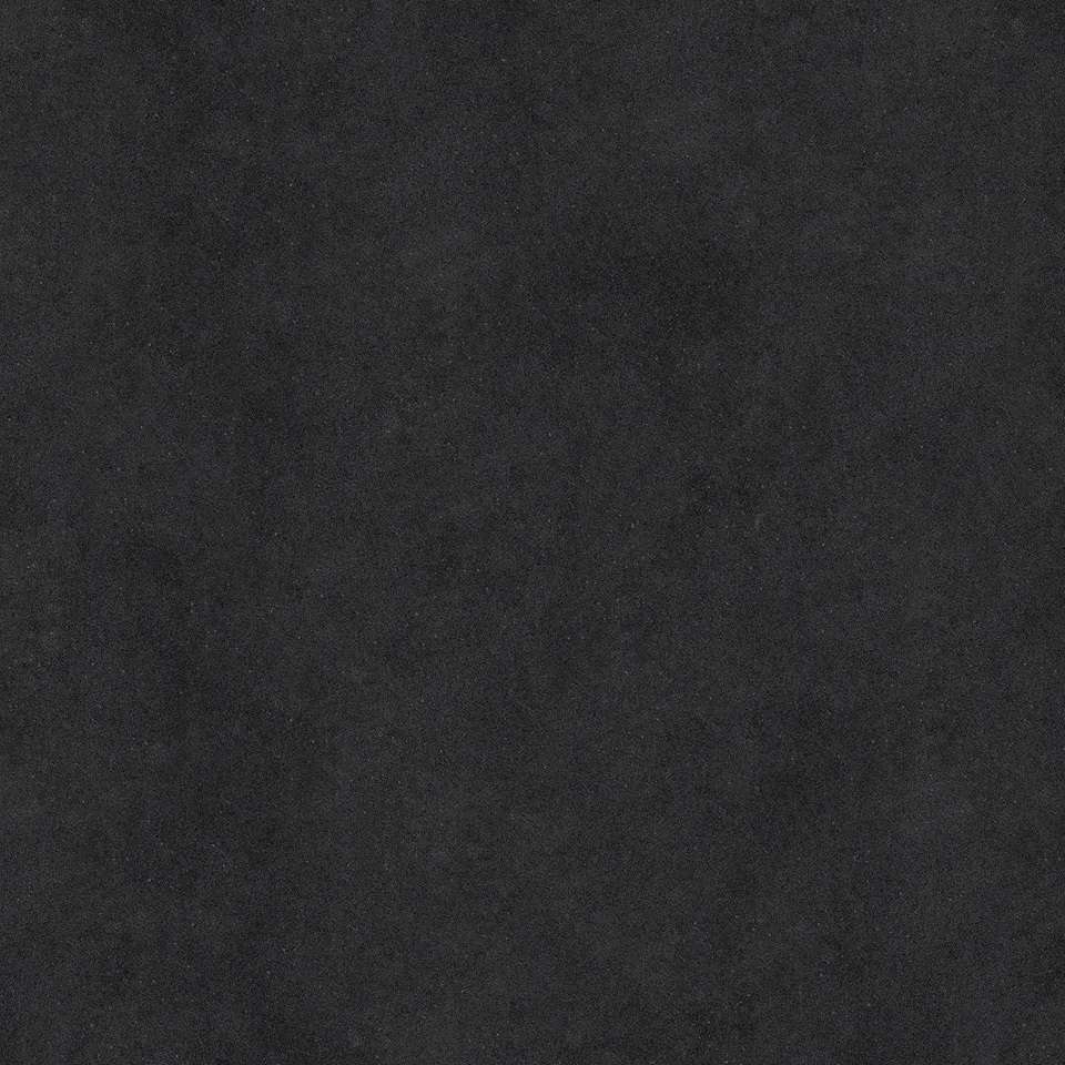Широкоформатный керамогранит Urbatek Stuc Black Nature 100279171, цвет чёрный, поверхность матовая натуральная, квадрат, 1200x1200