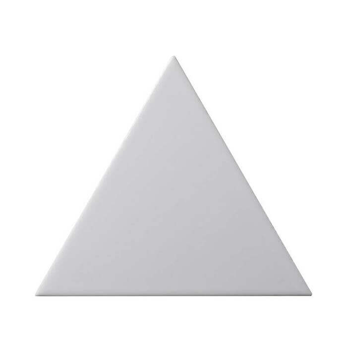 Керамическая плитка Petracers Triangolo Fondo Bianco Matt, цвет серый, поверхность матовая, квадрат, 170x170x150
