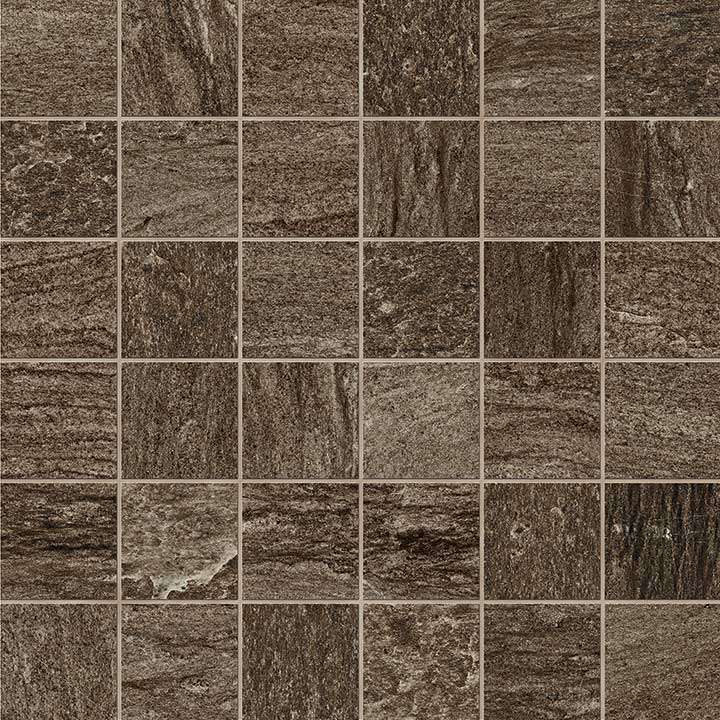 Мозаика Novabell Mosaico Tabacco ETN 665K, цвет коричневый, поверхность матовая, квадрат, 300x300