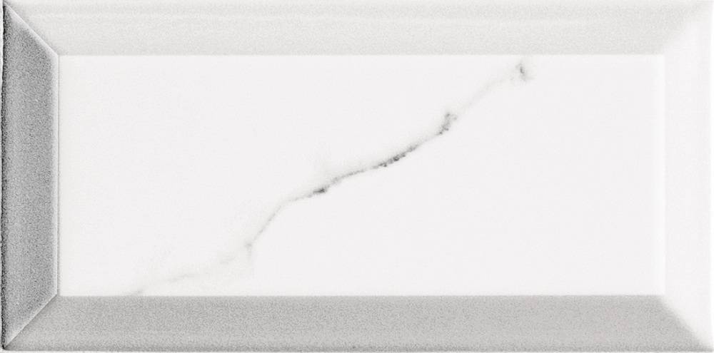 Керамическая плитка Vallelunga Minimarmi Statuario Asola 6001183, цвет белый, поверхность глянцевая, кабанчик, 75x150