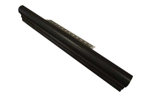 Бордюры Exagres Torelo Т-281, цвет чёрный, поверхность глазурованная, прямоугольник, 50x360