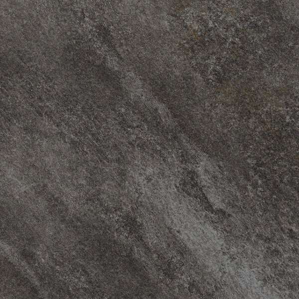Керамогранит Alfalux Stonequartz Nero Grip 2cm 8210005, цвет чёрный, поверхность структурированная, квадрат, 600x600