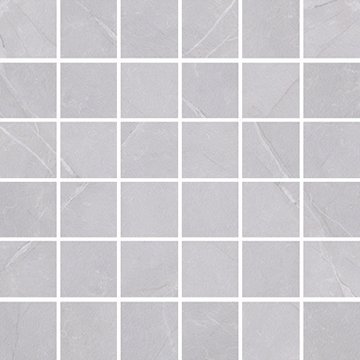 Мозаика Serenissima Gemme Mosaico Tess. Breccia Cenere (5X5) 1059860, цвет серый, поверхность матовая, квадрат, 300x300