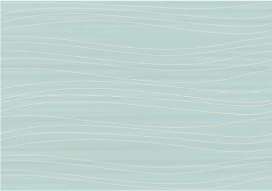 Керамическая плитка Piastrella Рифлессо Онтарио Люкс Голубая, цвет голубой, поверхность глянцевая, прямоугольник, 280x400