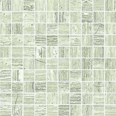 Мозаика MO.DA Attica Pro Mosaico Gesatto Grigio (3x3) Lev, цвет серый, поверхность полированная, квадрат, 300x300