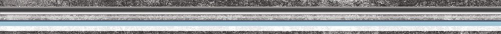 Бордюры Axima Кадис Бордюр, цвет серый, поверхность матовая, прямоугольник, 35x500